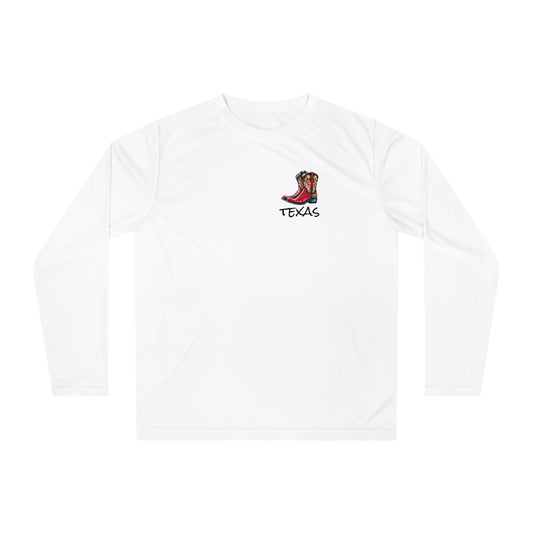 Texas Boots - Unisex Performance Long Sleeve Shirt